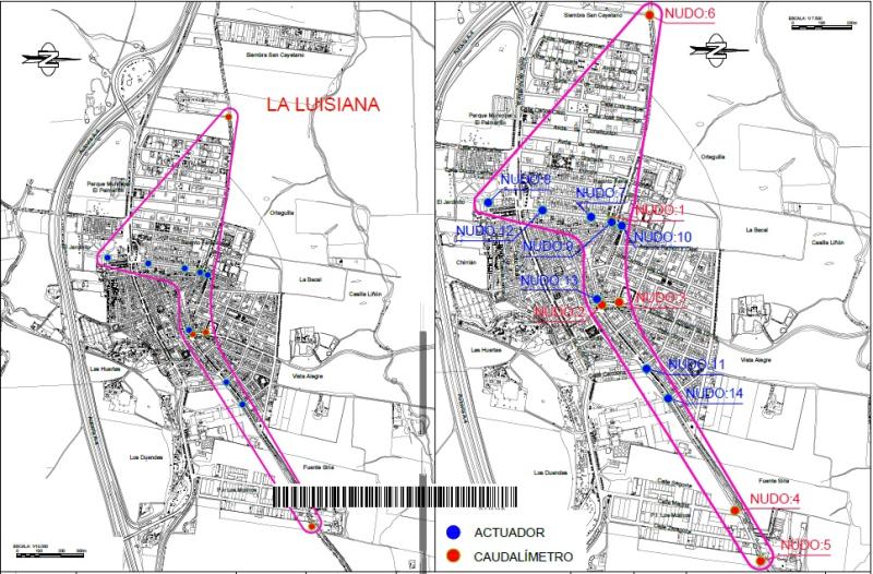 Nueva adjudicación: MICROSECTORIZACIÓN DINÁMICA DE RED DE ABASTECIMIENTO en el Municipio de La Luisiana (Sevilla).