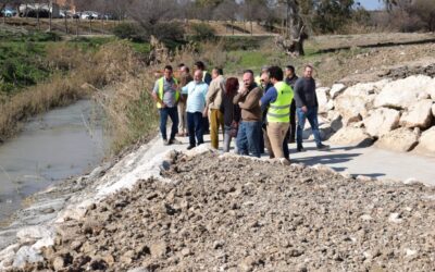 El Ayuntamiento de Puebla de Cazalla ultima las obras del Corbones para evitar inundaciones.