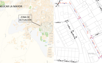 Mejora de la Infraestructura Hidráulica de saneamiento en la calle Lora en el municipio de Sanlúcar La Mayor (Sevilla).