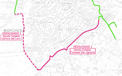 Drainsal fue adjudicataria de la ejecución de senda ciclable en la Ronda Sur de Marchena. Tramo 1: Travesía de San Ignacio.