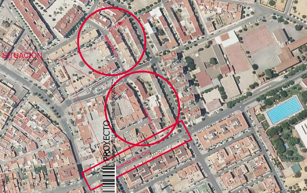 PROYECTO BÁSICO Y DE EJECUCIÓN DE RE-URBANIZACIÓN DE AVDA. DE LA CRUZ, C/ FUENFRIA Y C/ SERRANITA EN EL MUNICIPIO DE LORA DEL RÍO (SEVILLA)